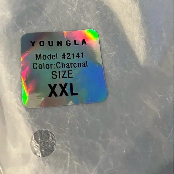 YoungLA 2141, Soft AF No Cuff Sweats, Charcoal, Size XXL, NWT - Picture 3 of 7